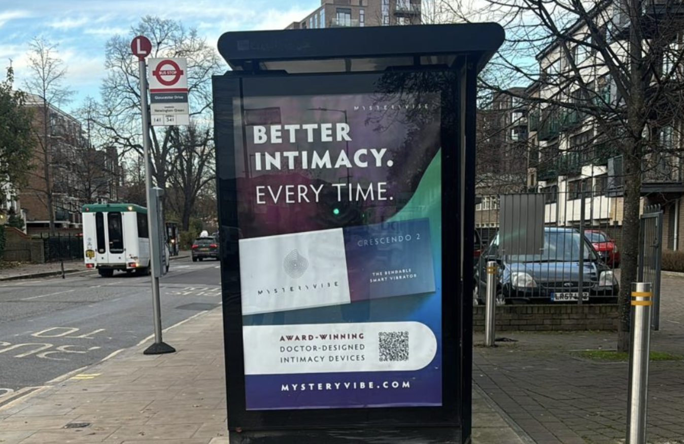MysterVibe Launches OOH Vibrator Advertising Campaign in a UK First